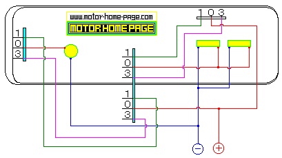 照明器具の３路配線参考図